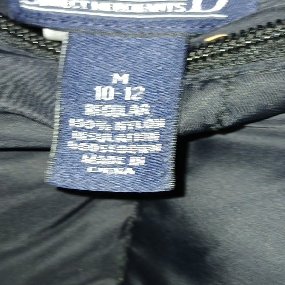 Kids Reversible Lands End Goose Down Puffer Vest.  Size M Blue/Black. (FL) - Picture 8 of 8